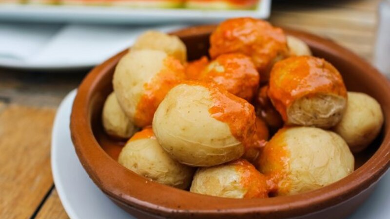 Papas arrugás con mojo