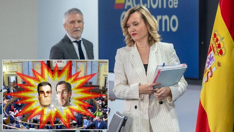 Fernando Grande-Marlaska og Pilar Alegría